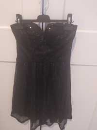 Sukienka czarna cekiny