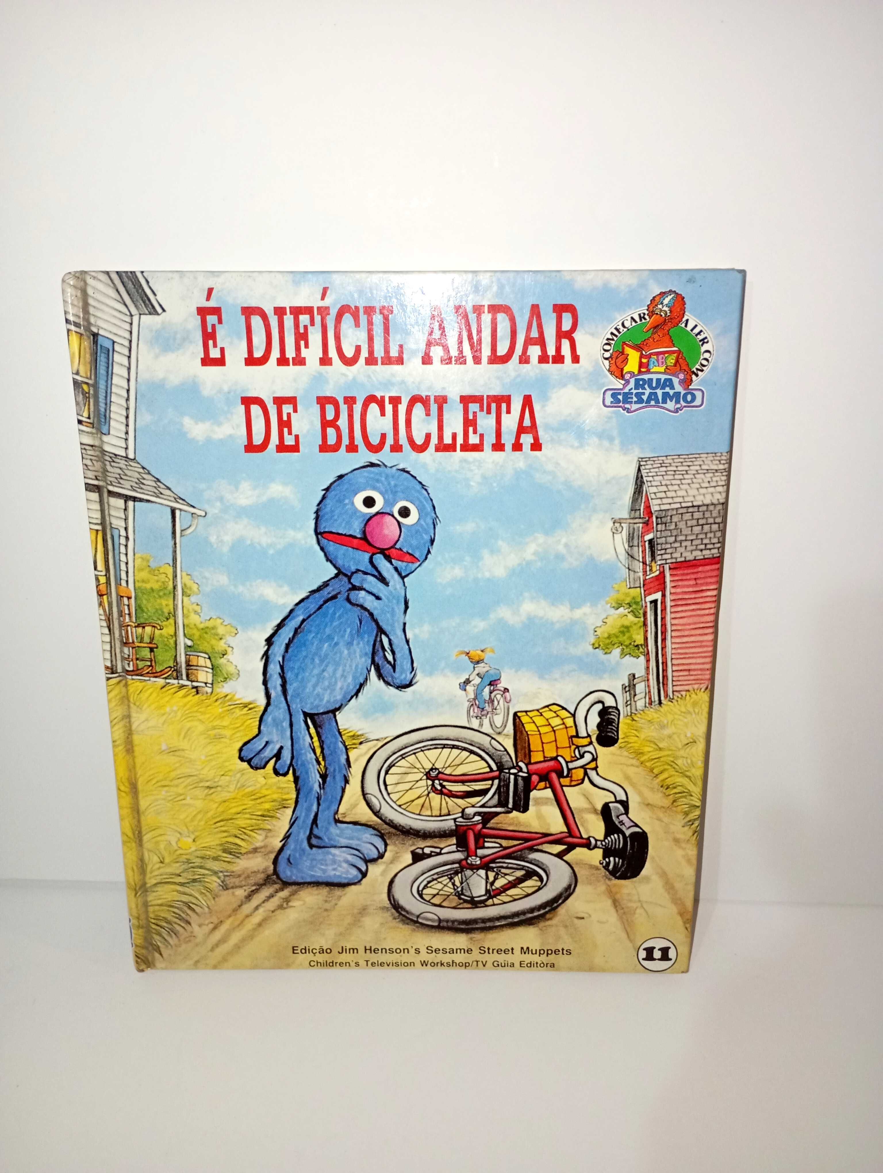 É difícil andar de bicicleta - Rua Sésamo