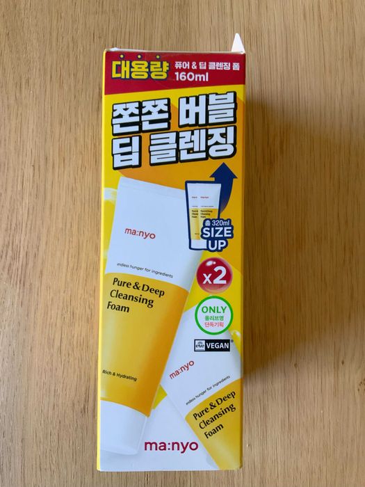 Ma:nyo Pianka Oczyszczająca do Twarzy 320ml (160ml x2)