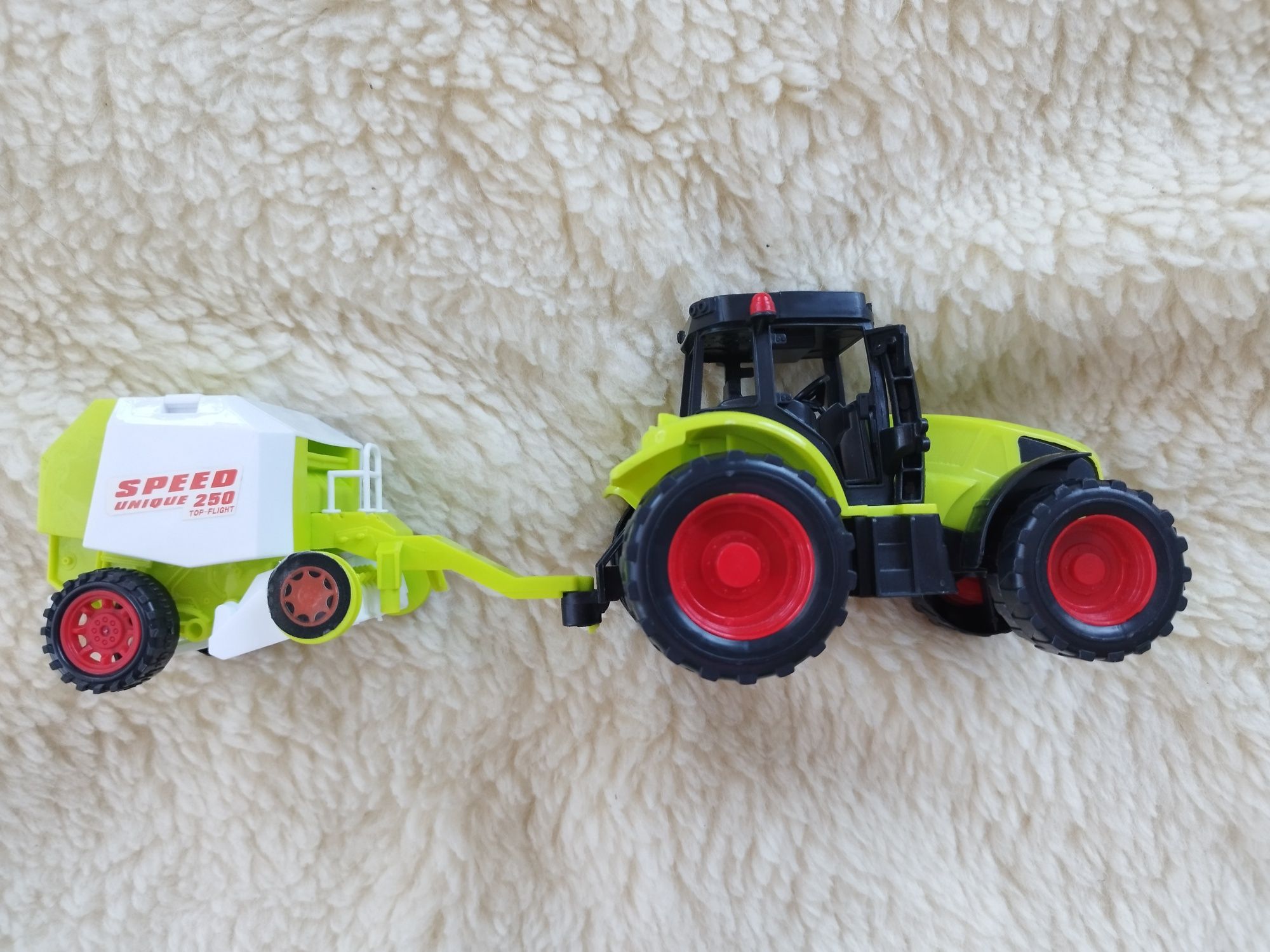 Traktor + prasa zabawki dla chłopca