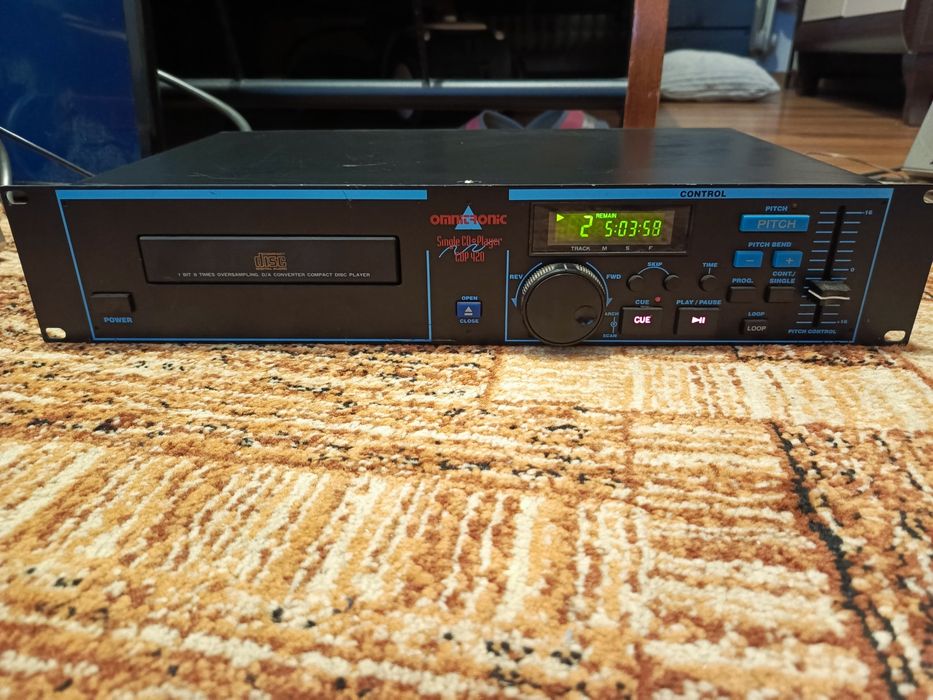 Odtwarzacz Cd Omnitronic CDP 420 edycja muzyki
