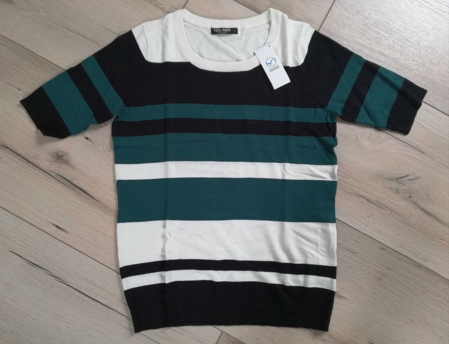 NOWA damska bluzka dzianinowa w paski