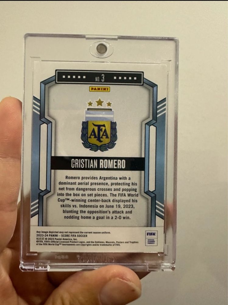 Carta FIFA SCORE 1/1 Christian Romero