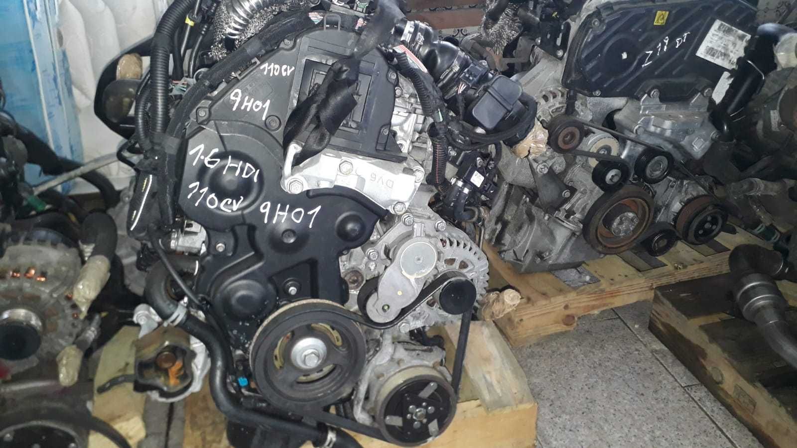 Motor Citroen Berlingo, C4 e Peugeot Partner e 3008 1.6HDI 110cv 9H01