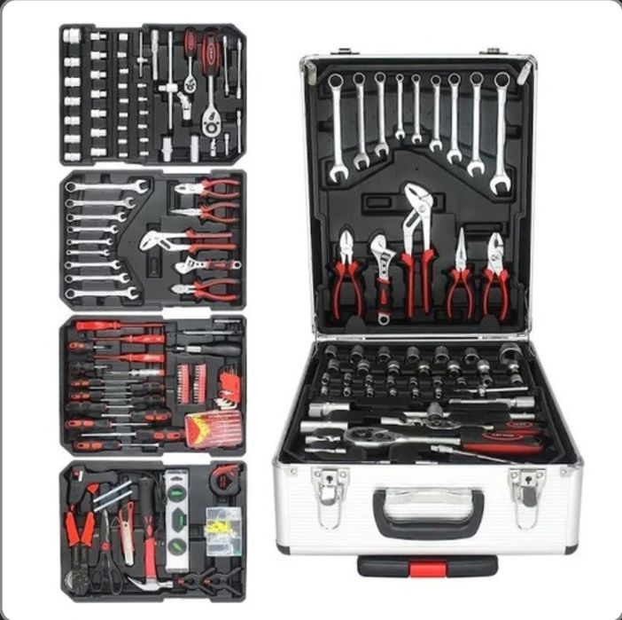 Професійний набір інструментів Tools Set KRAFFTEC у валізі .