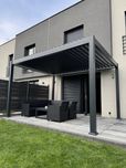 Pergola Ogrodowa 3x4 Aluminiowa Elektryczna LED Bioklimatyczna