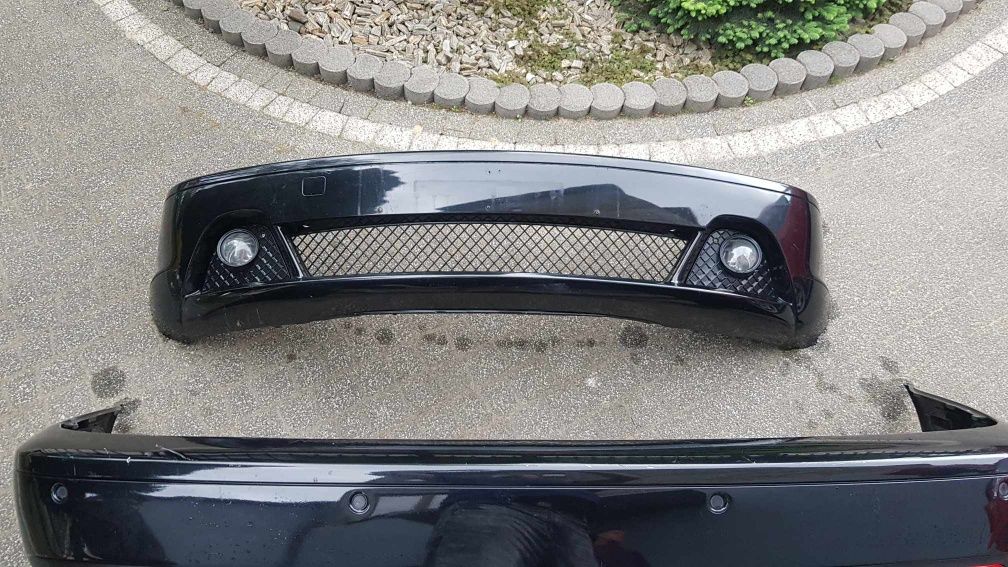 W zderzak przedni tylny progi do BMW E46 Coupe Cabrio black sapphire