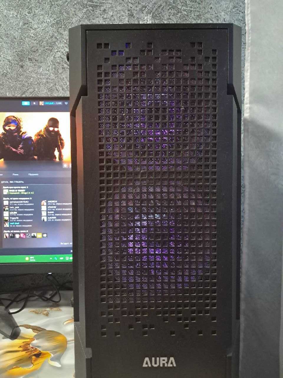ПК RTX 4060/AMD 5 3600/B550M AM4/DDR 4 16gb/DeepCool 650W