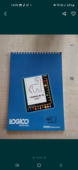 Komplet 3 książeczki do ra.ki logico piccolo