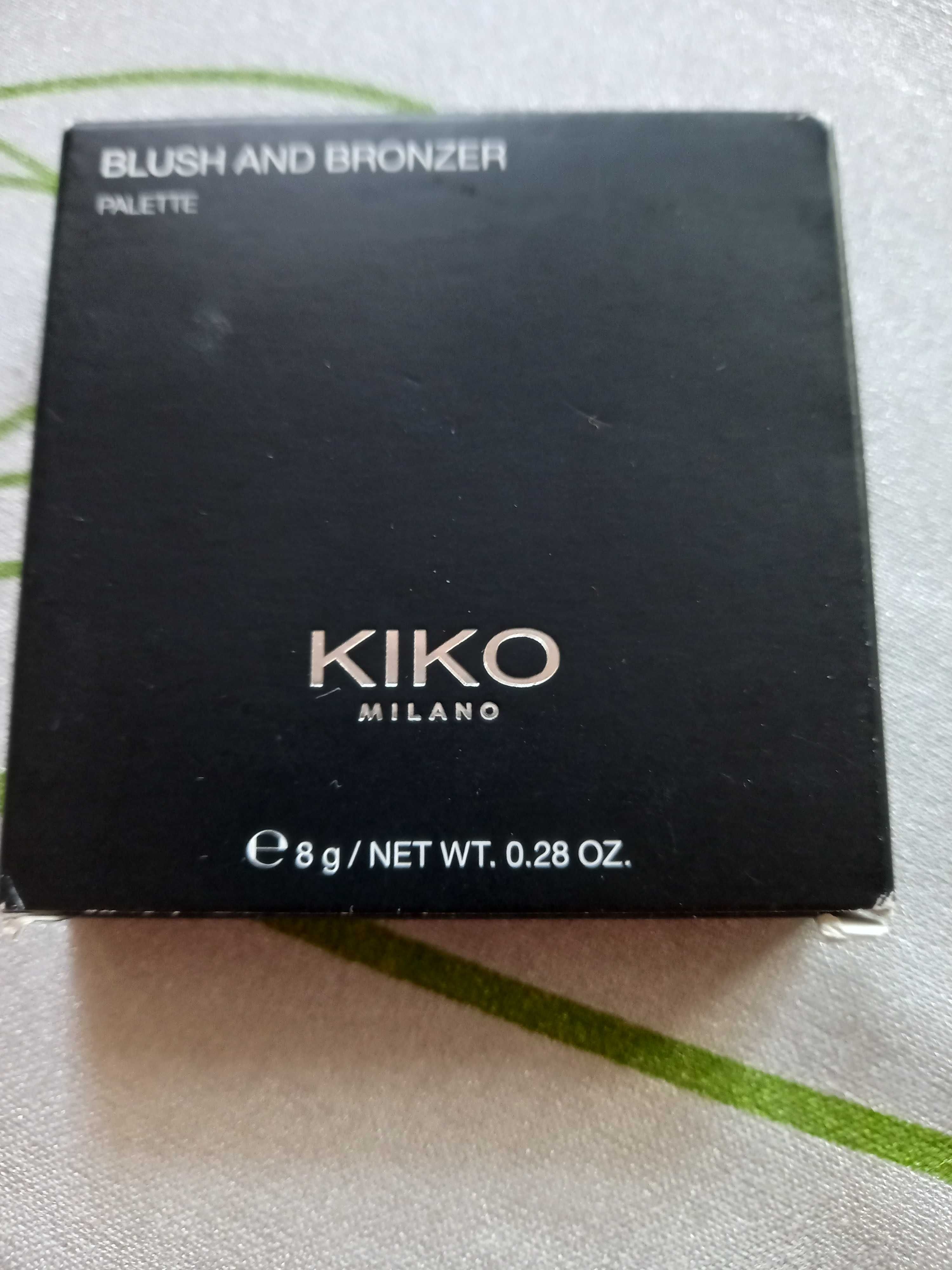 Палетка румяна и бронзер Blush And Bronzer Face Palette Kiko Milano 01