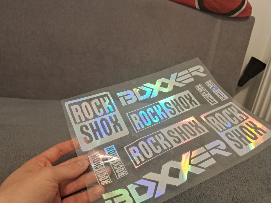 Naklejki Rockshox Boxxer Pryzmat Kameleon NOWE