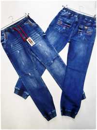 Spodnie męskie/ chłopięce ,JOGGERY jeansowe rozm. L