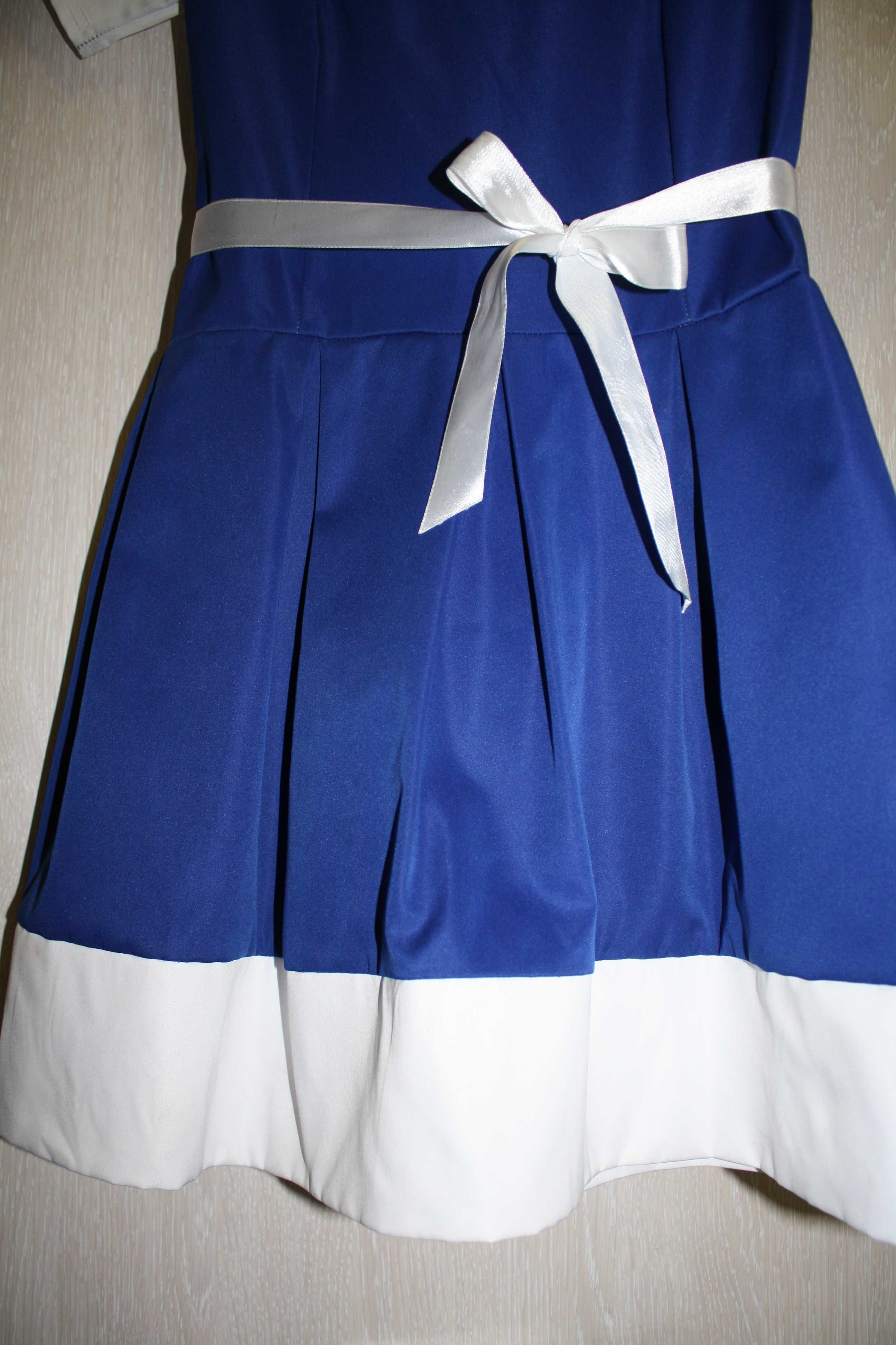 Святкова синя сукня р. 42-44 для лівчинки 11-12 років