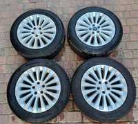 Alufelgi 17-5x108 Ford z oponami letnimi.