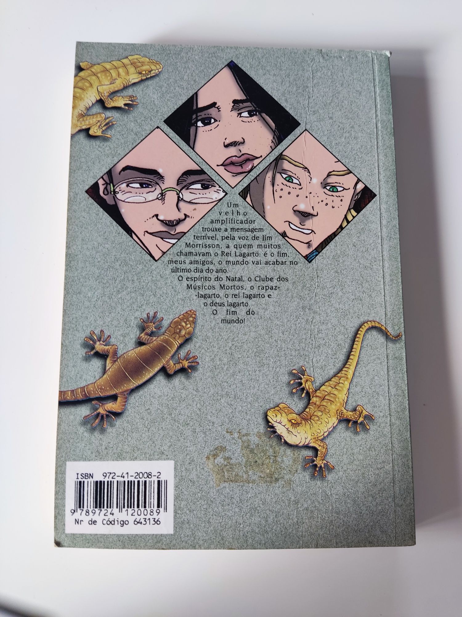 Livro O rei lagarto de triângulo jota
