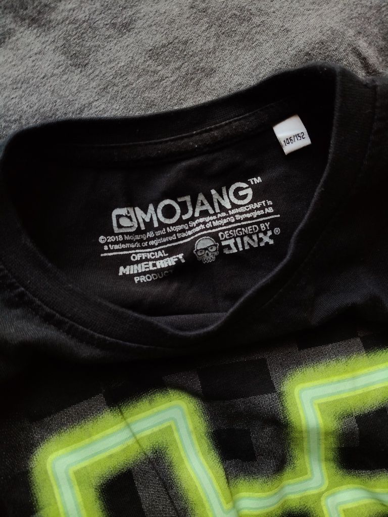 Bluza i koszulka Minecraft r. 146/152 C&A