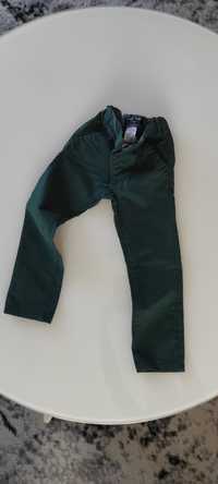 Spodnie dla chłopaka NEXT na 2,3 lata, 98cm, butelkowa zieleń