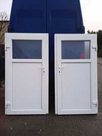 KR HAUS Drzwi 96x181 zewnętrzne pcv używane okna drzwi POZNAŃ