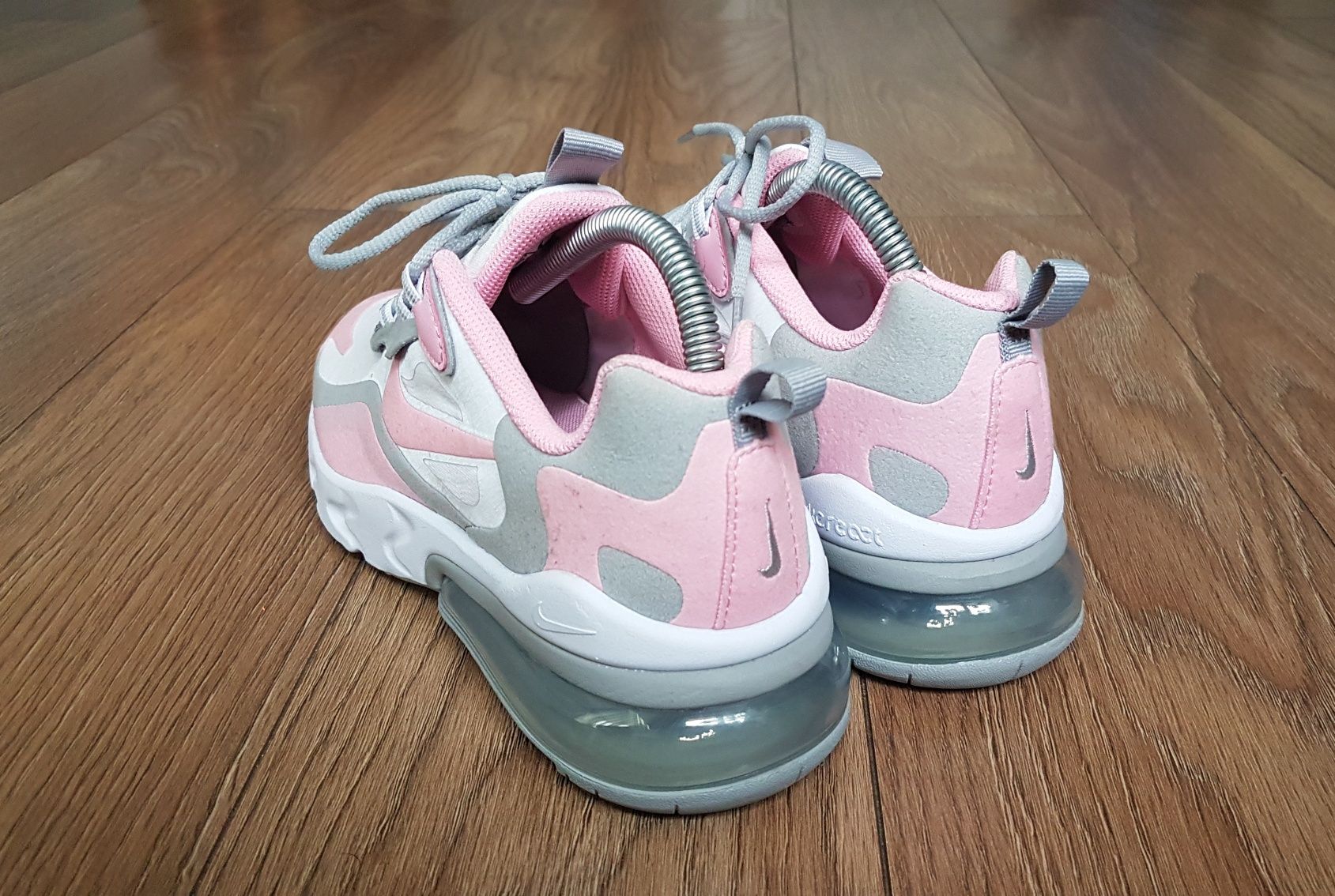Buty Nike Air Max 270 React  Pink rozmiar 38,5 okazja Sneakers