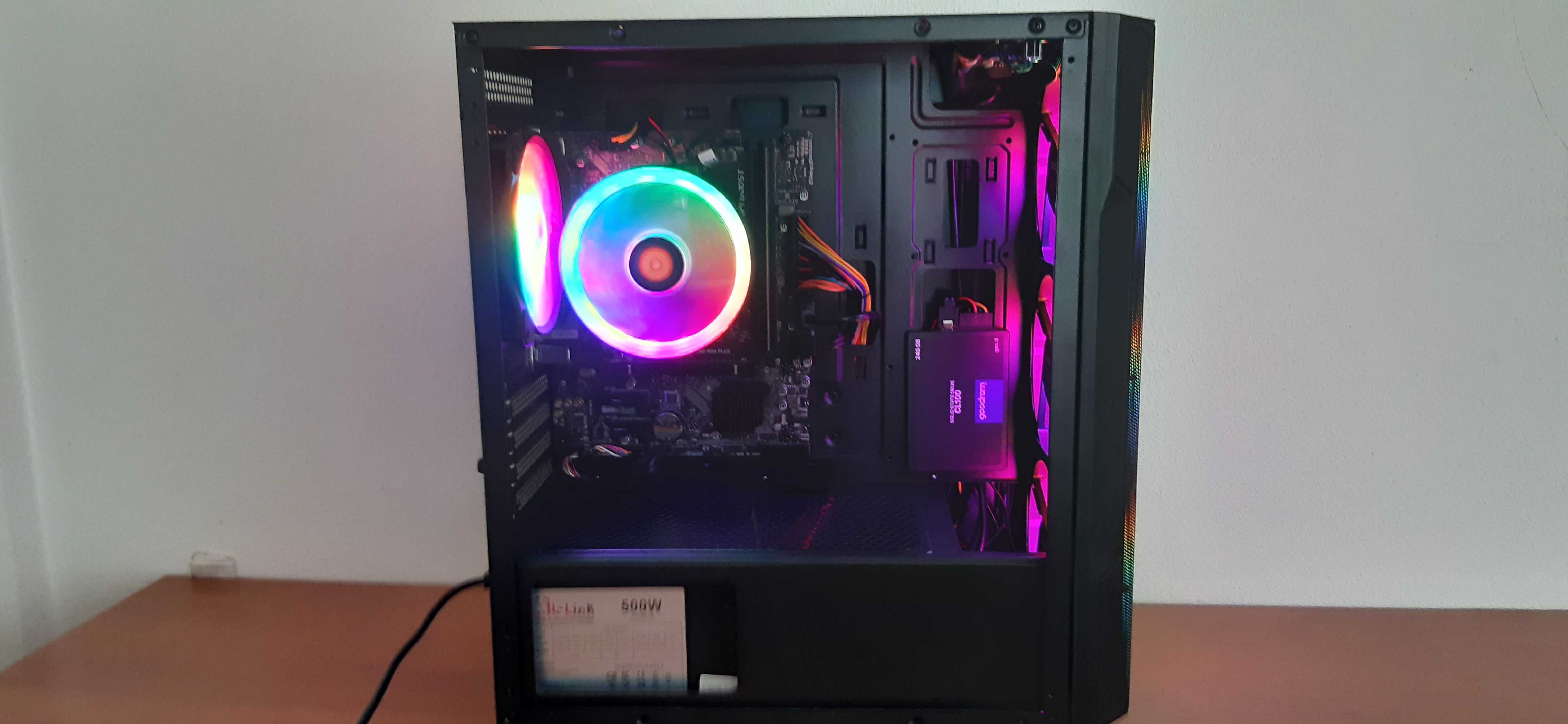 Computador RGB Intel i5 8500/8GB RAM/ SSD 240GB