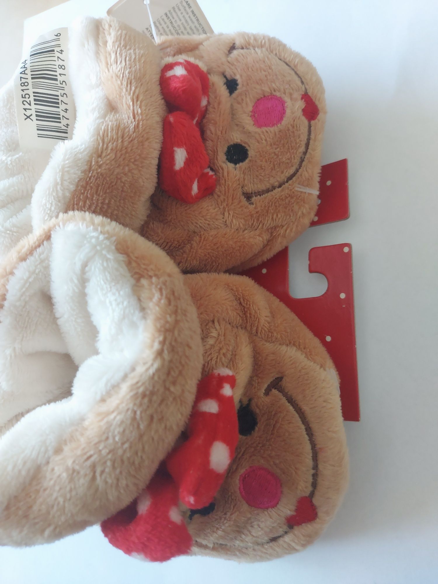Dziecięce kapcie renifer z futerkiem nowe pantofle domowe dla dzieci