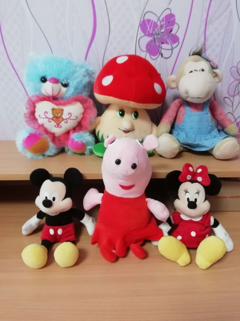 Мягкие игрушки  Пеппа