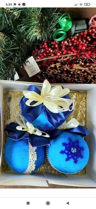 Ялинкові кулі. Ручна робота.