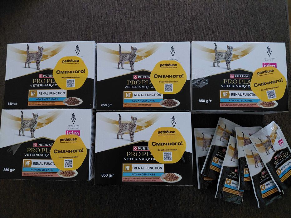 Котячий корм Ренал "Пуріна", вологий, 4,25 кг