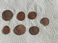 Duzy zestaw starych monet rzymskich 25 sztuk