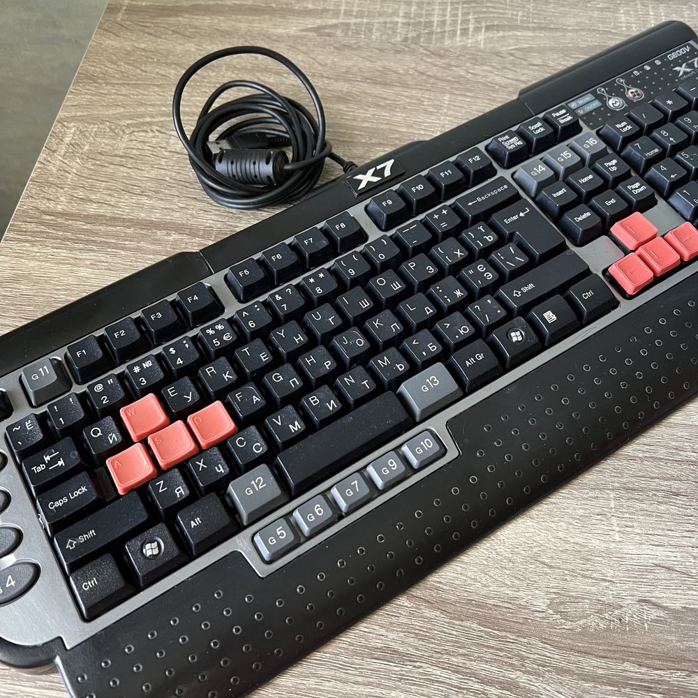 Игровая клавиатура A4Tech X7 G800V Black USB