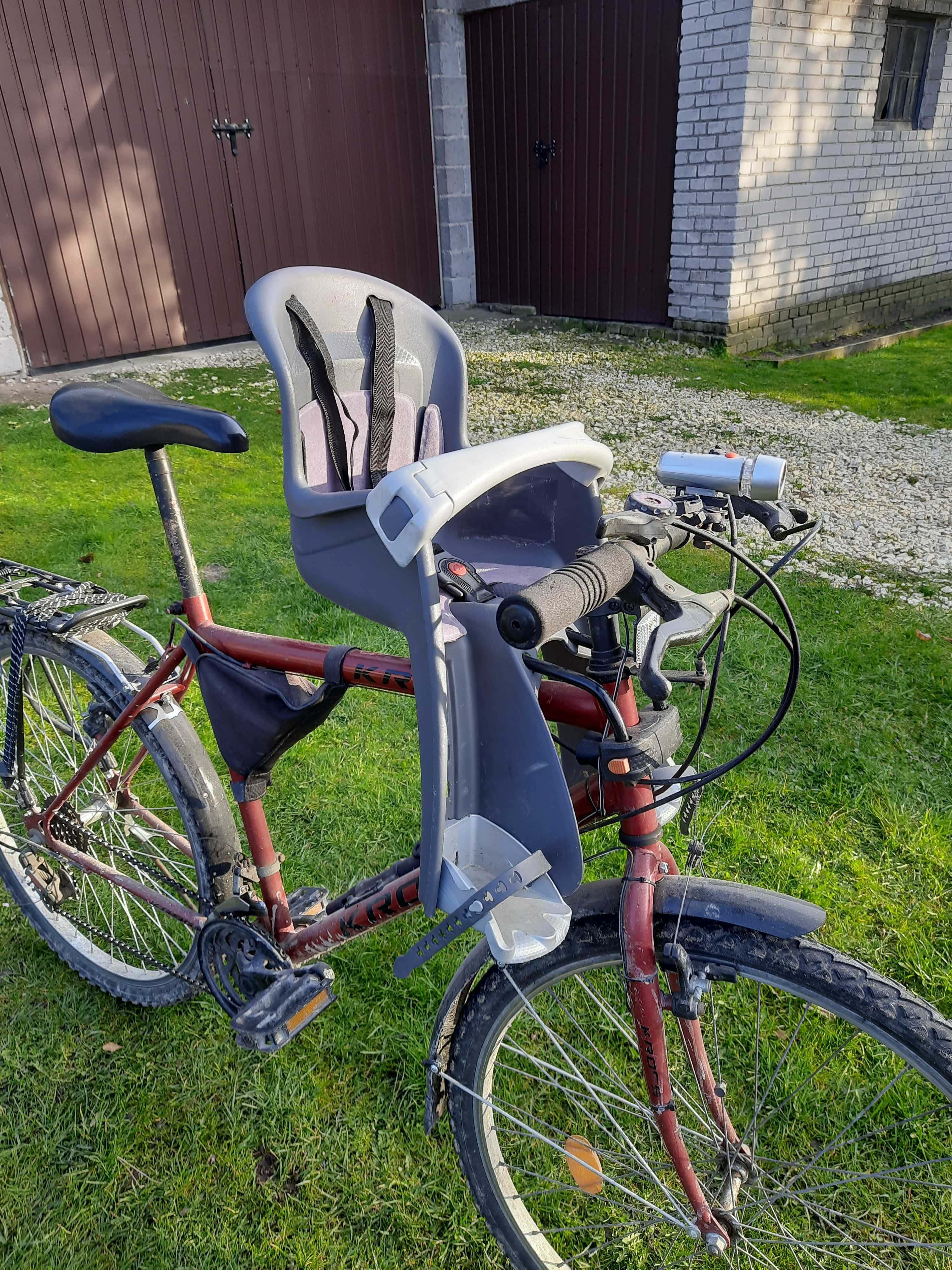 Fotelik rowerowy Polisport max 15 kg na przód