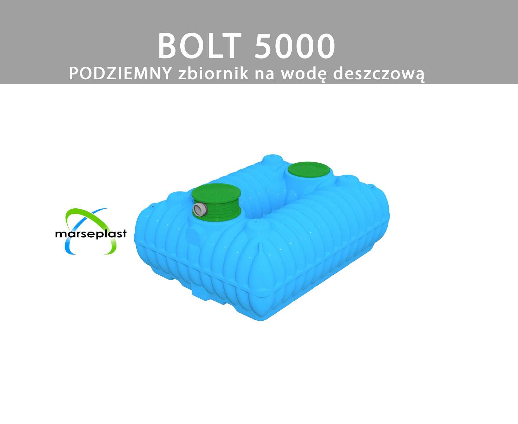 Zbiornik na wodę deszczową BOLT 5000 MOJA WODA 2023