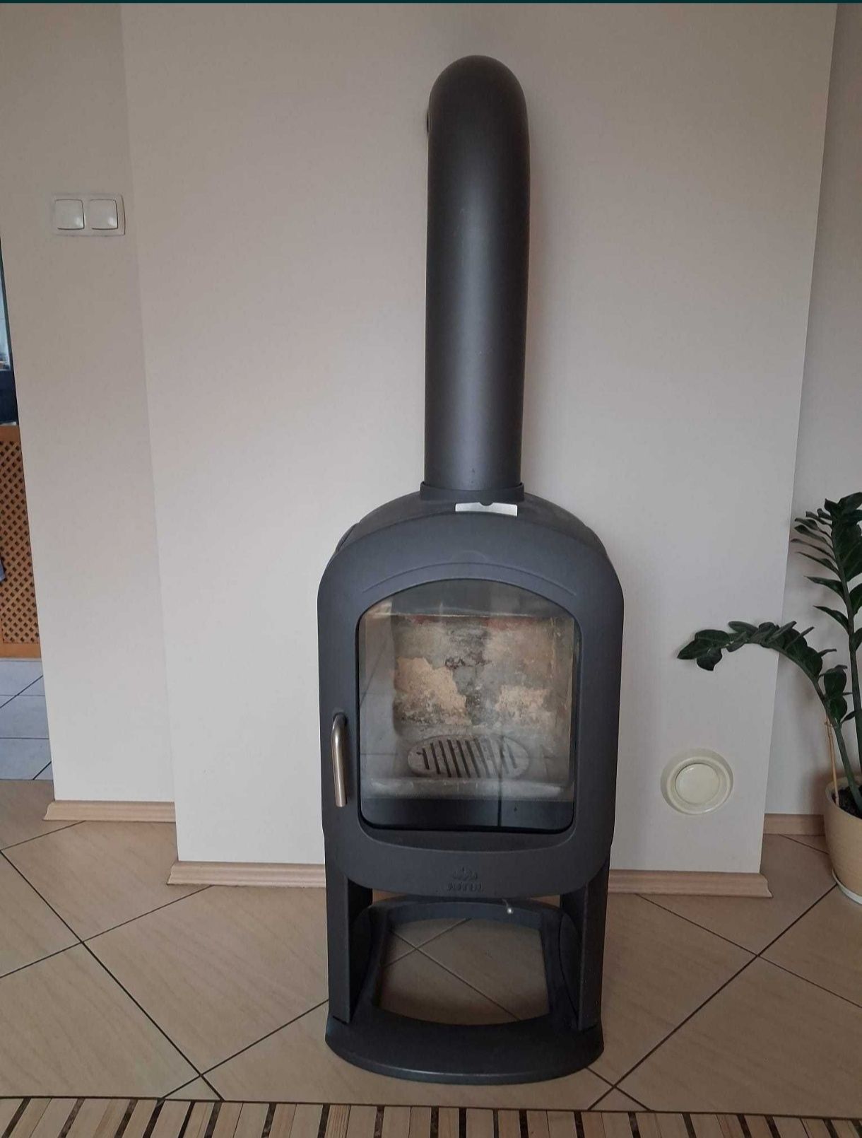 Piec koza żeliny jotul f250 zestaw rury stojak płyta marmurowa przyrzą