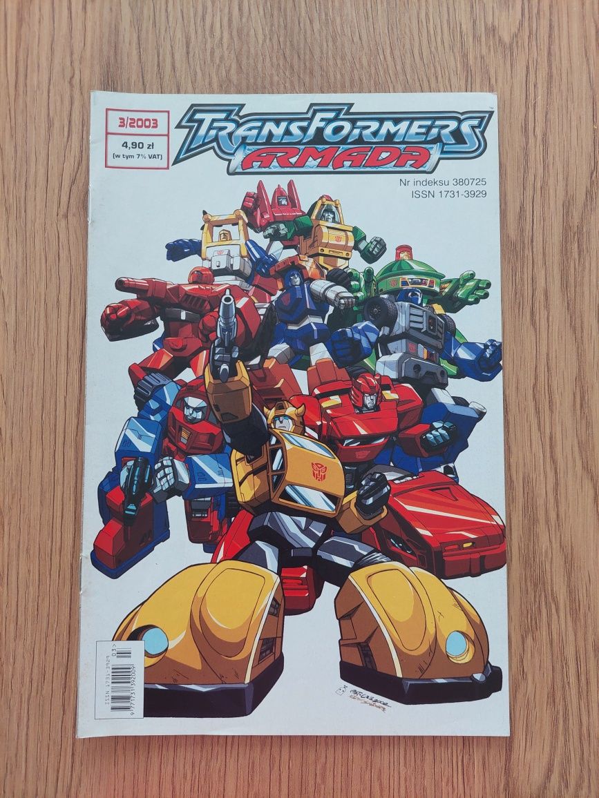 Transformers Armada Komiksy 5 zeszytów 2003/2004
