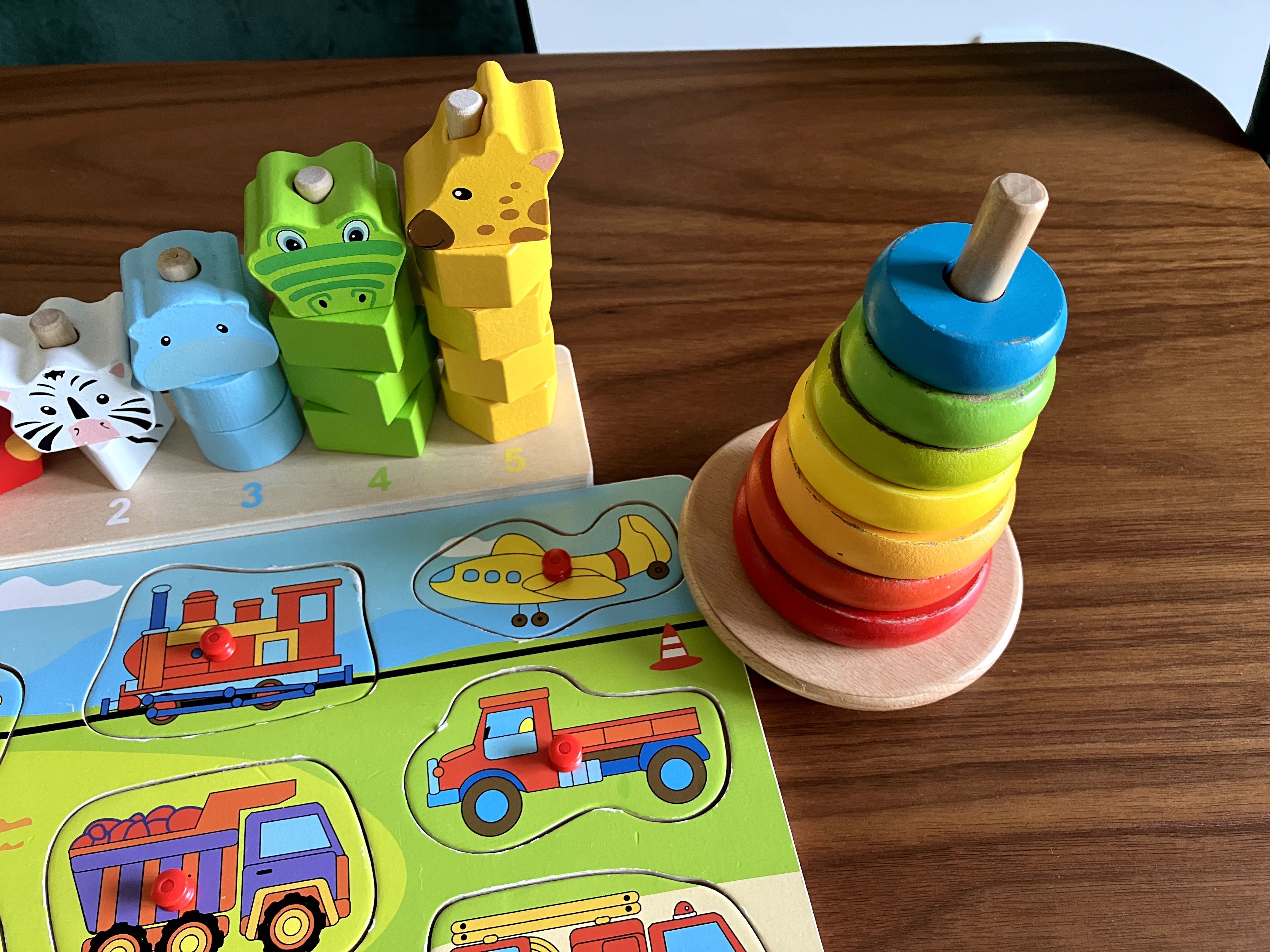 Zabawki edukacyjne drewniane