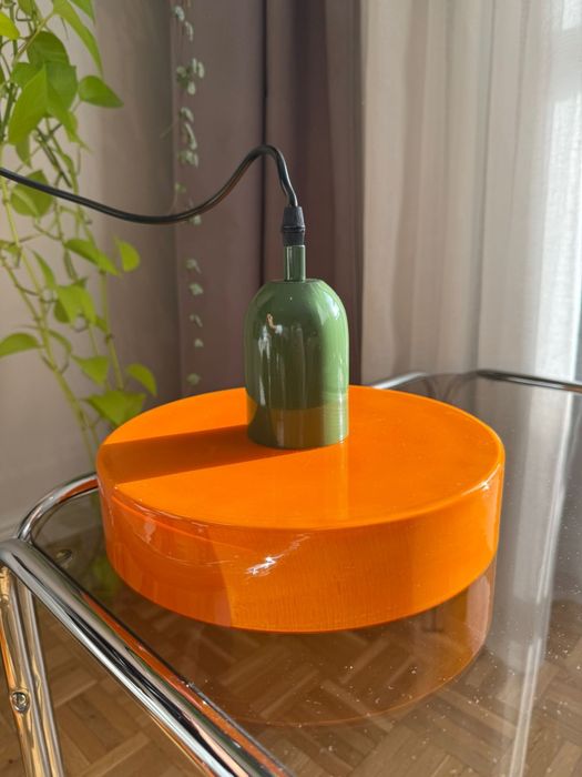 Nowa lampa wisząca szklana w stylu retro vintage do salonu jadalni