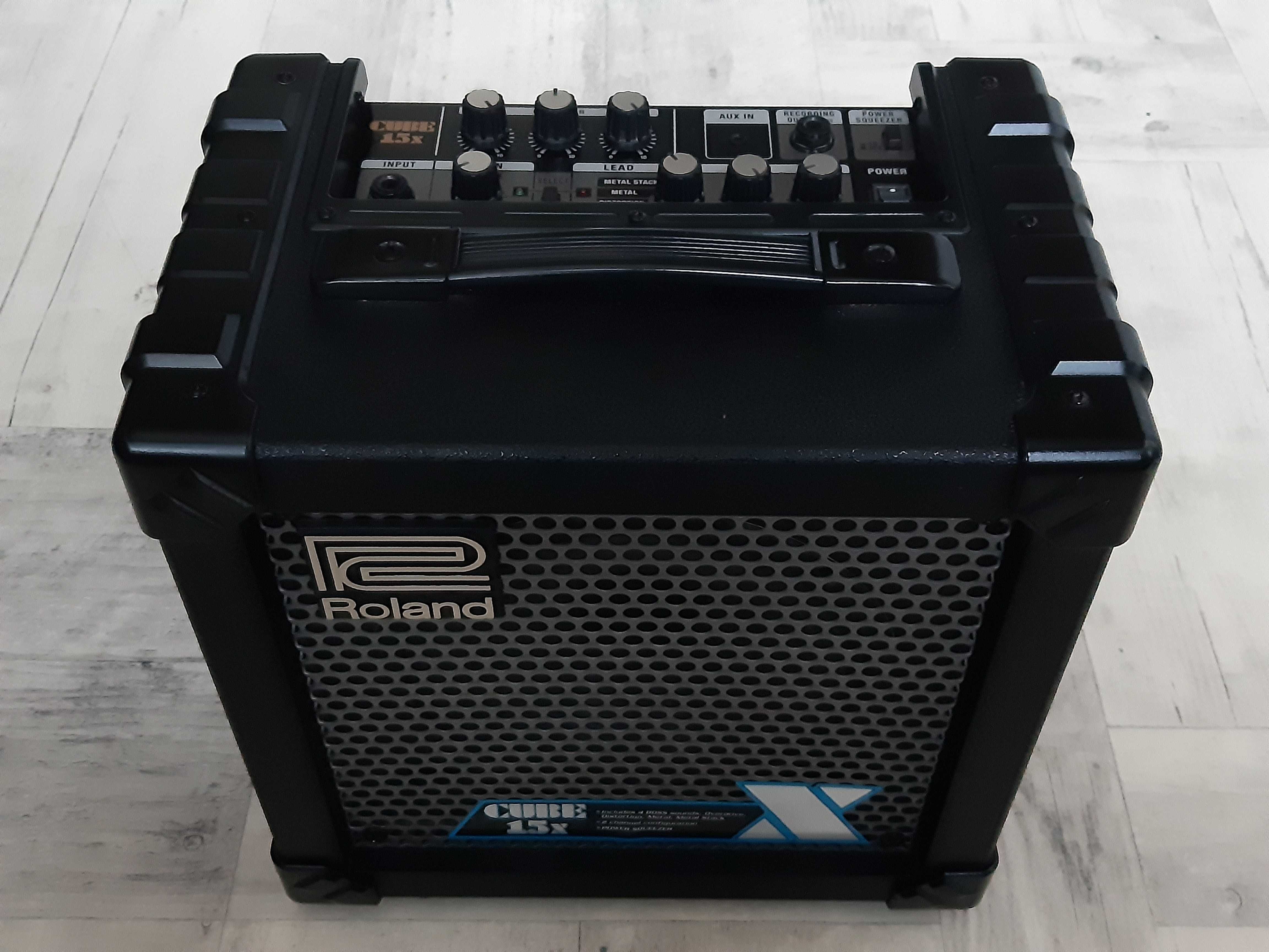 Super Wzmacniacz Roland Cube 15X-przestery Boss'a- NR1 do Metalu