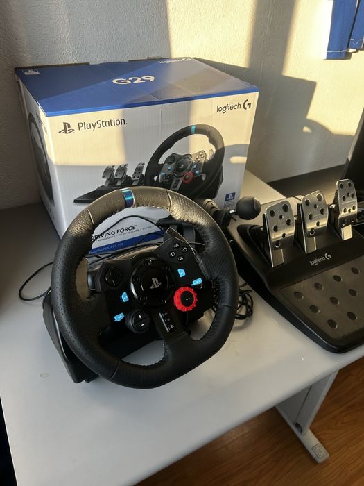 Volante Ps5 logitech G29 + manete mudanças