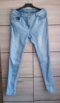 Spodnie jeansy damskie Slim rozmiar 40