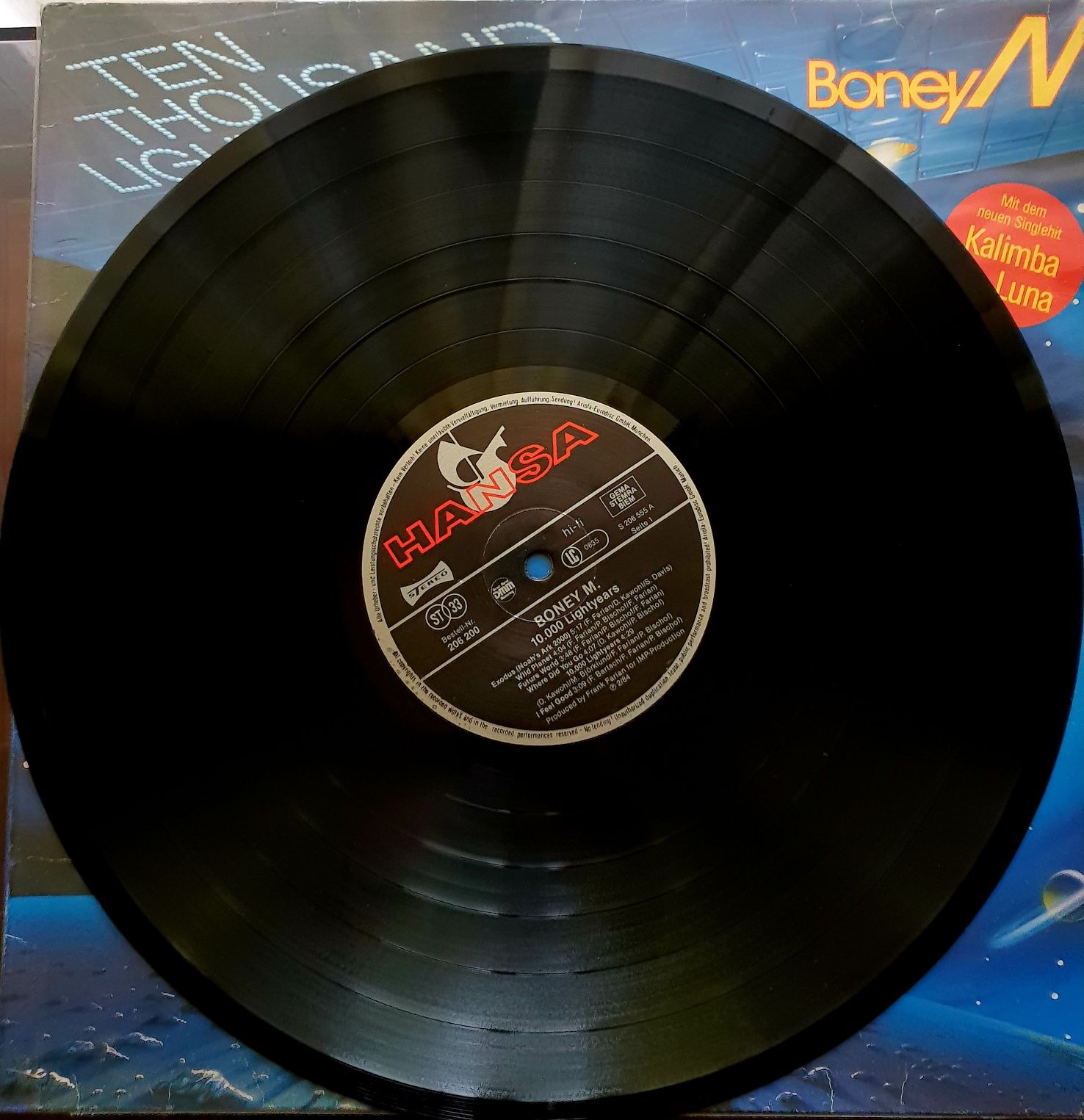 Виниловая пластинка Boney M - 10.000 Lightyears
