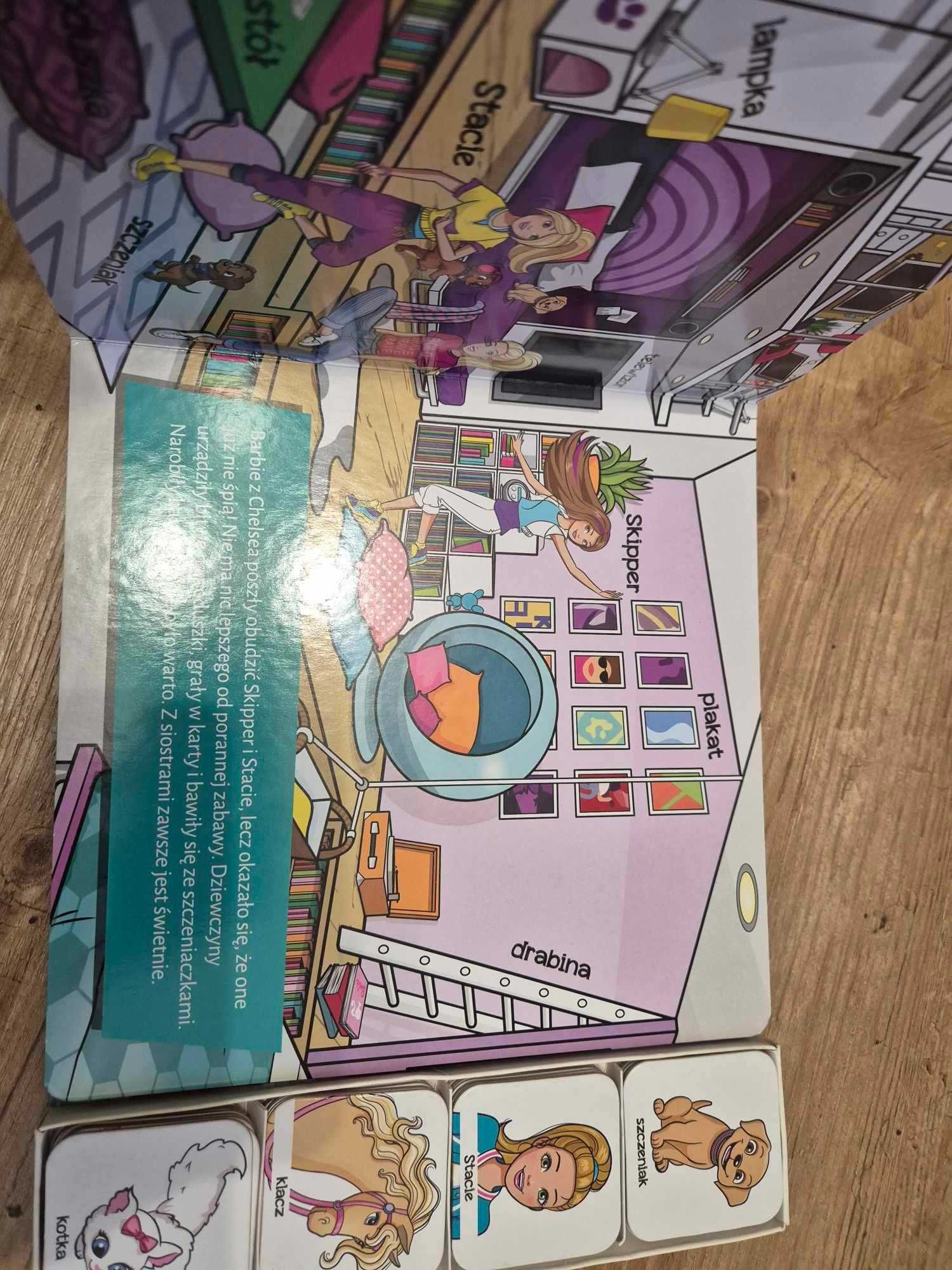 Barbie książka memos gra puzzle zestaw