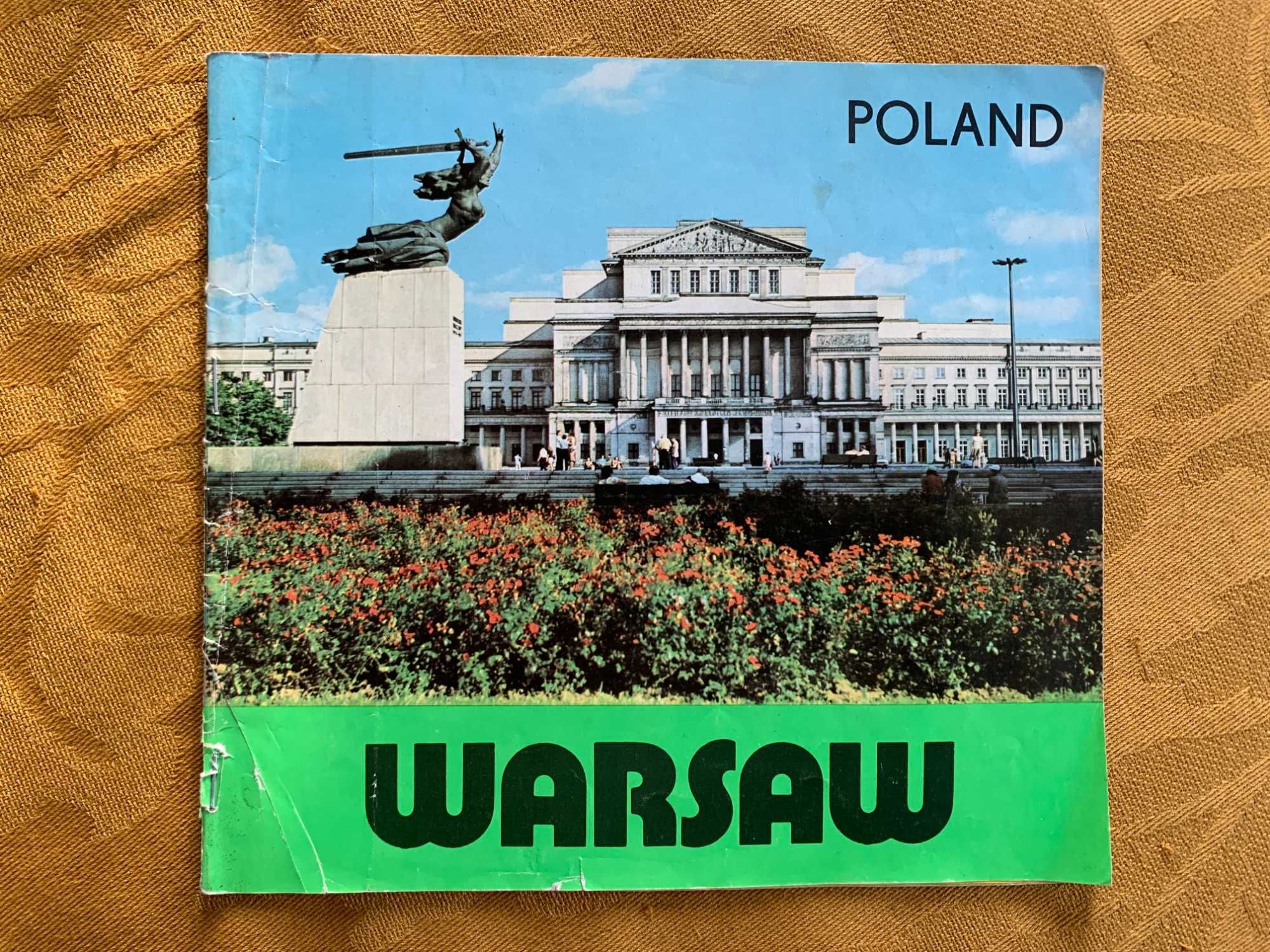 Poland Warsaw Warszawa - przewodnik w języku angielskim PRL