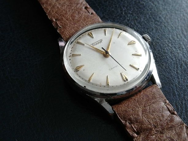 Sprzedam męski zegarek szwajcarskiej firmy Tissot Camping z 1959r