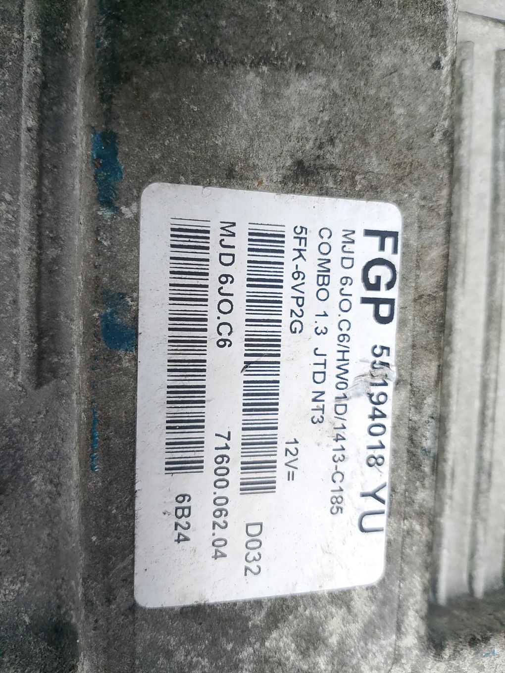 Kompletny silnik 1.3 CDTI JTD Opel Combo 2007r. euro 4