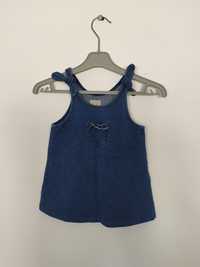 Jeansowa sukienka niemowlęca r.68