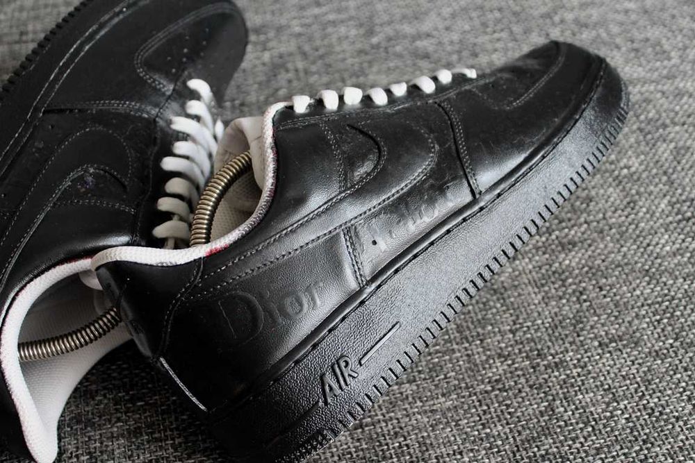 Кросівки Nike Air Force Dior Hand Made Оригінал Нат шкіра 44.5р