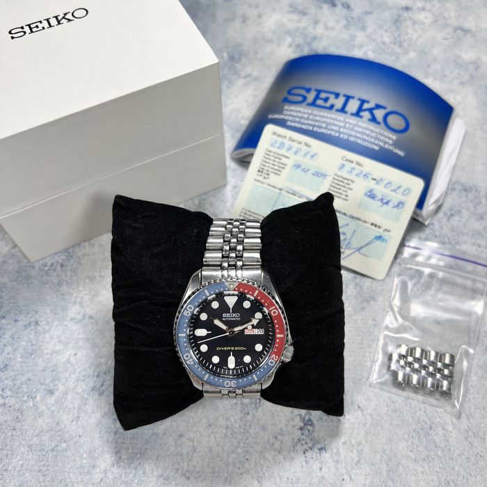 Seiko SKX009K2 Pepsi на браслеті Jubilee