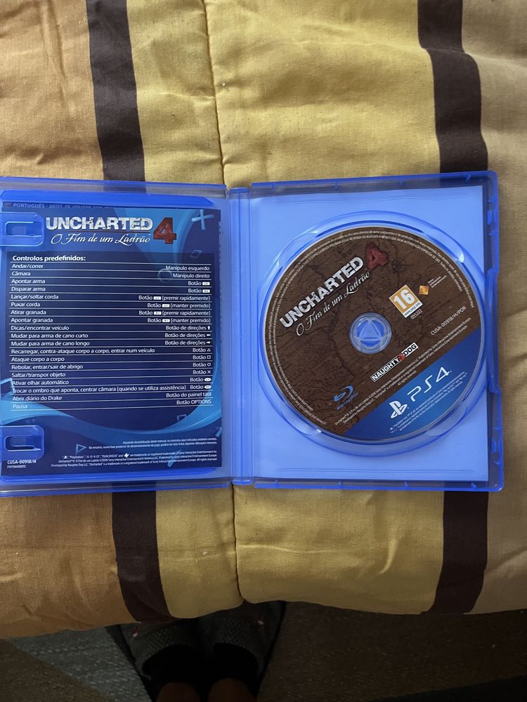 Uncharted 4 jogo ps4