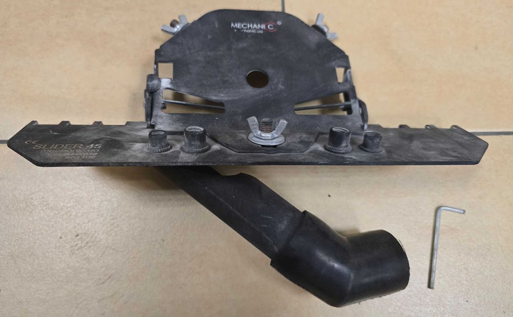 Do ukosowania płytek 45 stopni Mechanic Slider 45 + PIPE 45
