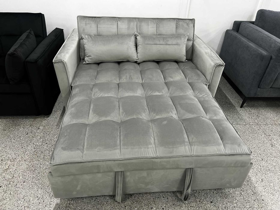 Sofá cama cinza novo SÓ 262,99€ - entrega gratuita!